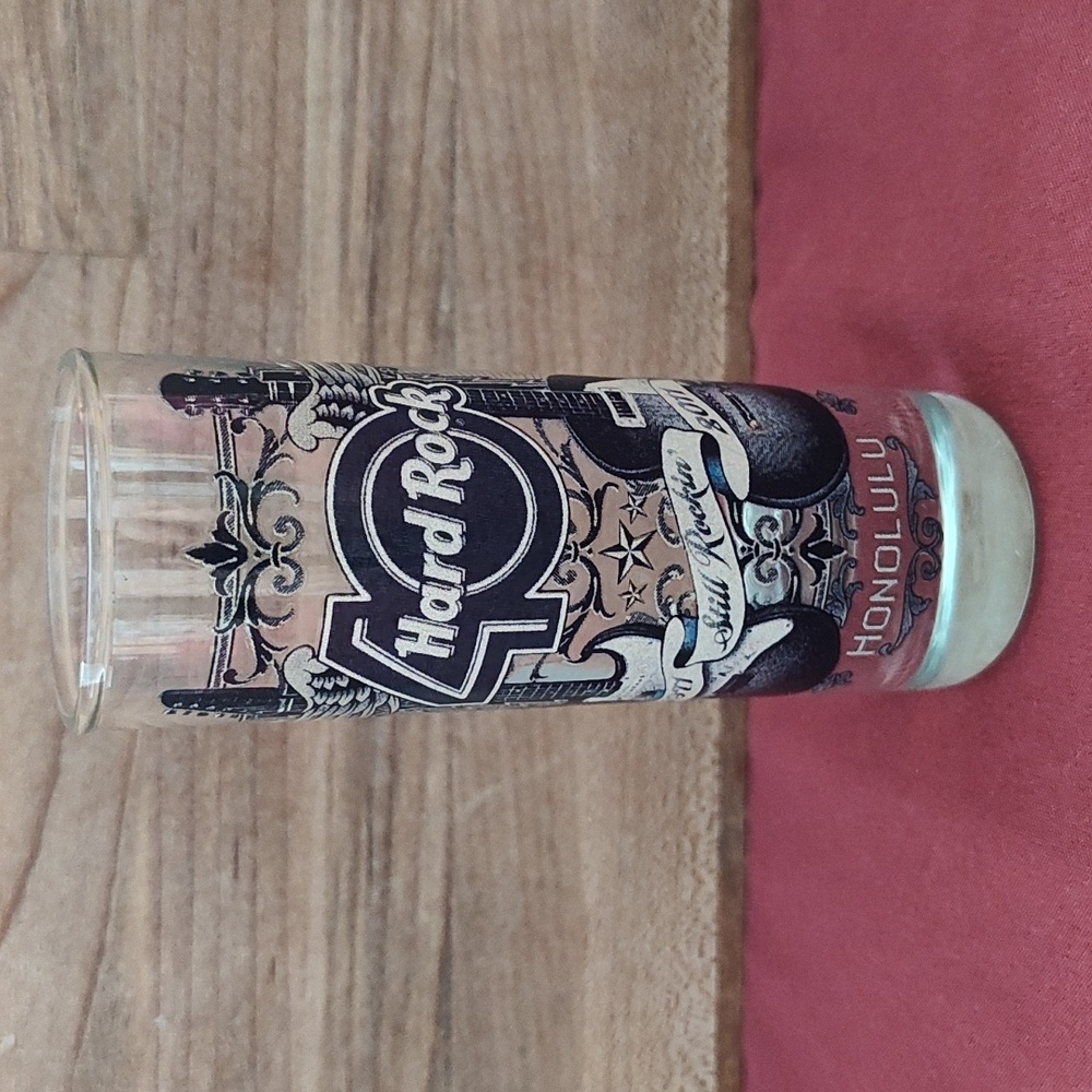 Hard Rock Cafe 40th anniversary shot glass